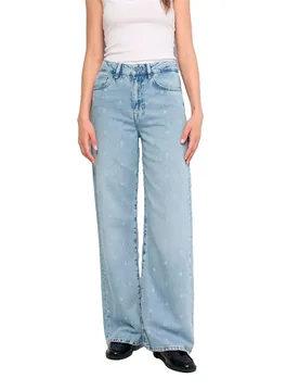Jeans 21012972 Wide Leg Blue 28 - Salsa Jeans - FashionsVida