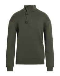 Rollkragenpullover Herren Militärgrün L Herren