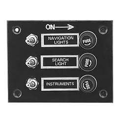 Levers Switches Panel Black One Size unisex
