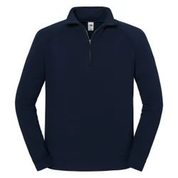 Unisex Adult Iconic Premium Sweatshirt (Deep Navy) - Blue - Size Medium