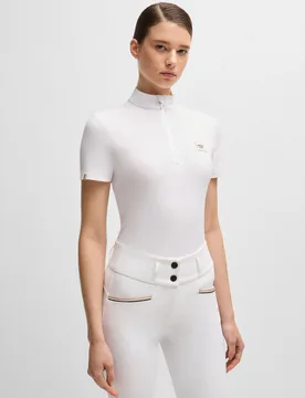 Equestrian Damen Turniershirt MARIA white M - BOSS - FashionsVida