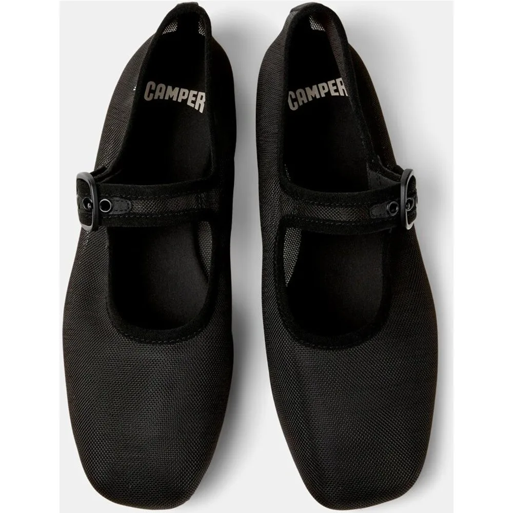 Merceditas planas de mujer casi myra twins de piel - Camper - FashionsVida