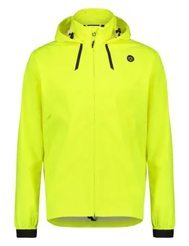 Giacca Compact Rain Commuter Hi-Vis Neon Yellow - AGU - FashionsVida
