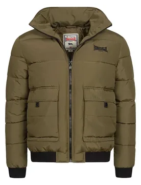 Veste Tayport Olive / Black / White M - Lonsdale - FashionsVida