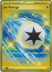 Pokemon SV Surging Sparks 252/191 Jet Energy (Secret Rare)