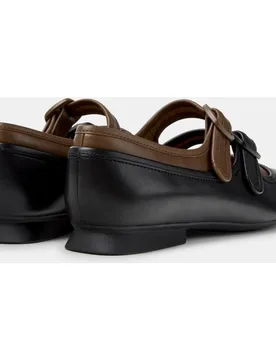 Merceditas planas de mujer casi myra de piel - Camper - FashionsVida