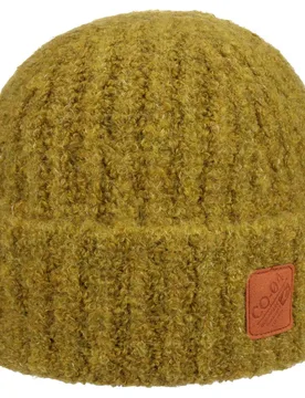 Ines Bouclé Soft Beanie Hat by - mustard - Damen - Size: One Size - Chillouts - FashionsVida