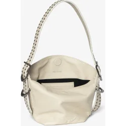 Zadig & Voltaire - Bolso de hombro de piel mediano con bandolera tachonada