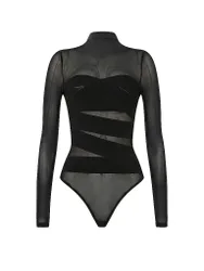 Body INFINITE WRAP black / black schwarz S damen