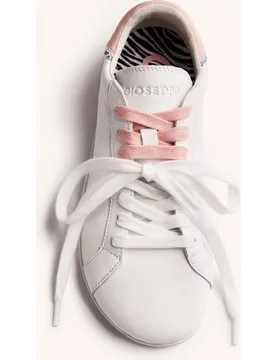 Zapatillas deportivas de mujer de piel con acentos de color y ribete brillante barefoot - Gioseppo - FashionsVida