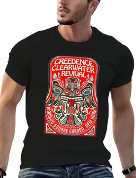 Cotton Fields Ccr American Rock Band T-Shirt Casual Minimalist Short Sleeve Top - Aliexpress - FashionsVida