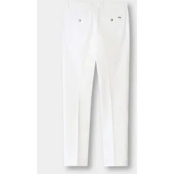 Pantalón de hombre de lana elástica kensington fit slim