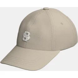 Gorra de béisbol de 6 paneles estampado monograma color rosa