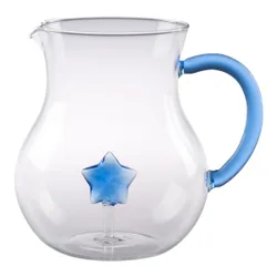D-Glaskaraffe „Stern“, 1,6 l transparent