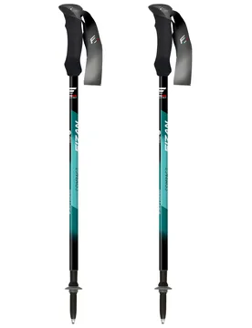 Bâtons de trekking - Compact Water Green en Aluminium - Bleu - Fizan - FashionsVida