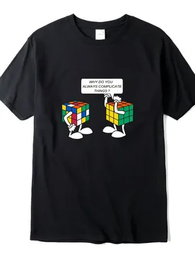 Men Tshirt Interesting Rubik's Cube Graphic Tshirts Women Men Summer Casual Cool Loose Tops Ropa Hombre Camisetas De Mujer - Aliexpress - FashionsVida