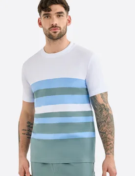 Mens Trelew T-Shirt - White - Size Large - Nautica - FashionsVida