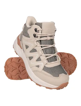 Trail Blazer Womens Waterproof Walking Boots - Beige - Mountain Warehouse - FashionsVida