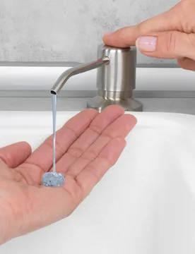 Einbau Seifen- und Spülmittelspender Monti, Seifendosierer, 400 ml - WENKO - FashionsVida