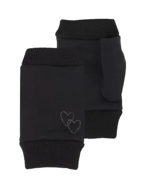 Mitaines cœurs Noir noir Tailleunique - Isotoner - FashionsVida