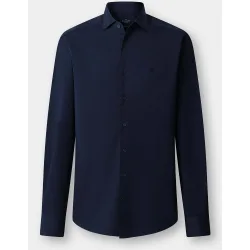 Camisa popelín de hombre elástica fit tailored