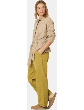 Indi & Cold - Chaqueta de mujer cuello caja manga larga - Indi & Cold - FashionsVida