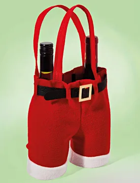 Flaschenhalter "Weihnachtsmannhose" - 3Pagen - FashionsVida