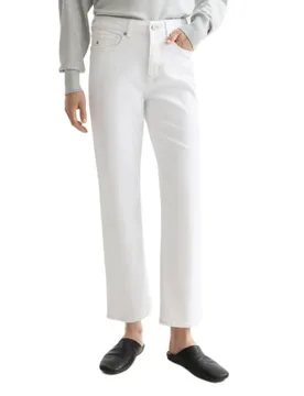 Jean Ulm01209s Straight Fit Cool White 27 - Scotch & Soda - FashionsVida