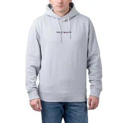 Straight Logo Hoodie Grey Heather S Herren
