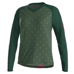 Maglia A Maniche Lunghe Perla Bamboo Green