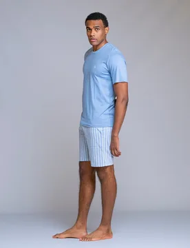 Pijama de hombre modal manga corta - SOY - FashionsVida