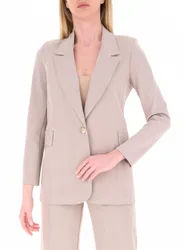 Giacca monopetto BEIGE L