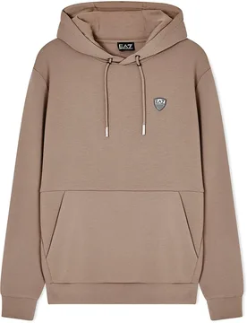 Ea7 Felpa Premium Shield Roasted Cashew M - Emporio armani - FashionsVida