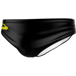 Waterpolo h2o bañador natación hombre Negro (XL)