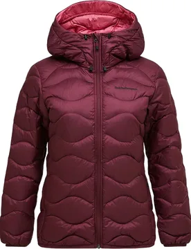 Jacke Helium Down Hood, bordeaux s - Peak Performance - FashionsVida
