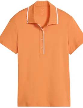 Polo Cloudspun Bridges, kurzarm, orange m - Puma - FashionsVida