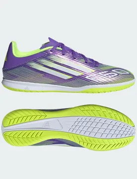 Scarpe F50 Club Indoor 46 2/3 Purple Rush / Cloud White / Lucid Lemon - Adidas - FashionsVida