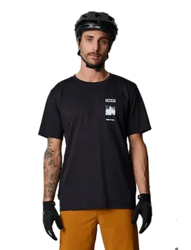 Maglia Da Enduro A Maniche Corte S_ic Dr Black - Ion - FashionsVida
