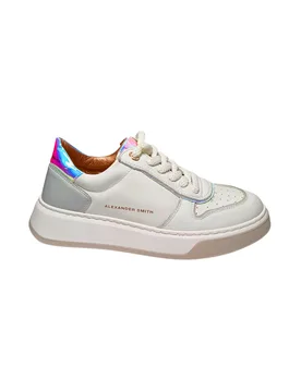 Scarpe Donna Harrow Woman-White iride azure - Alexander Smith - FashionsVida