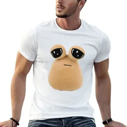 Pou Plush T-Shirt Simple Casual Short Sleeve Tee