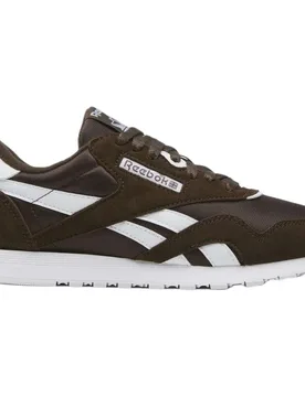 Classic Nylon Running Shoes Espresso / Espresso / White UK 5 Women - Reebok Classics - FashionsVida