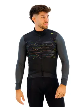 Maglia A Maniche Lunghe Pr-e Megabyte Black - Ale - FashionsVida