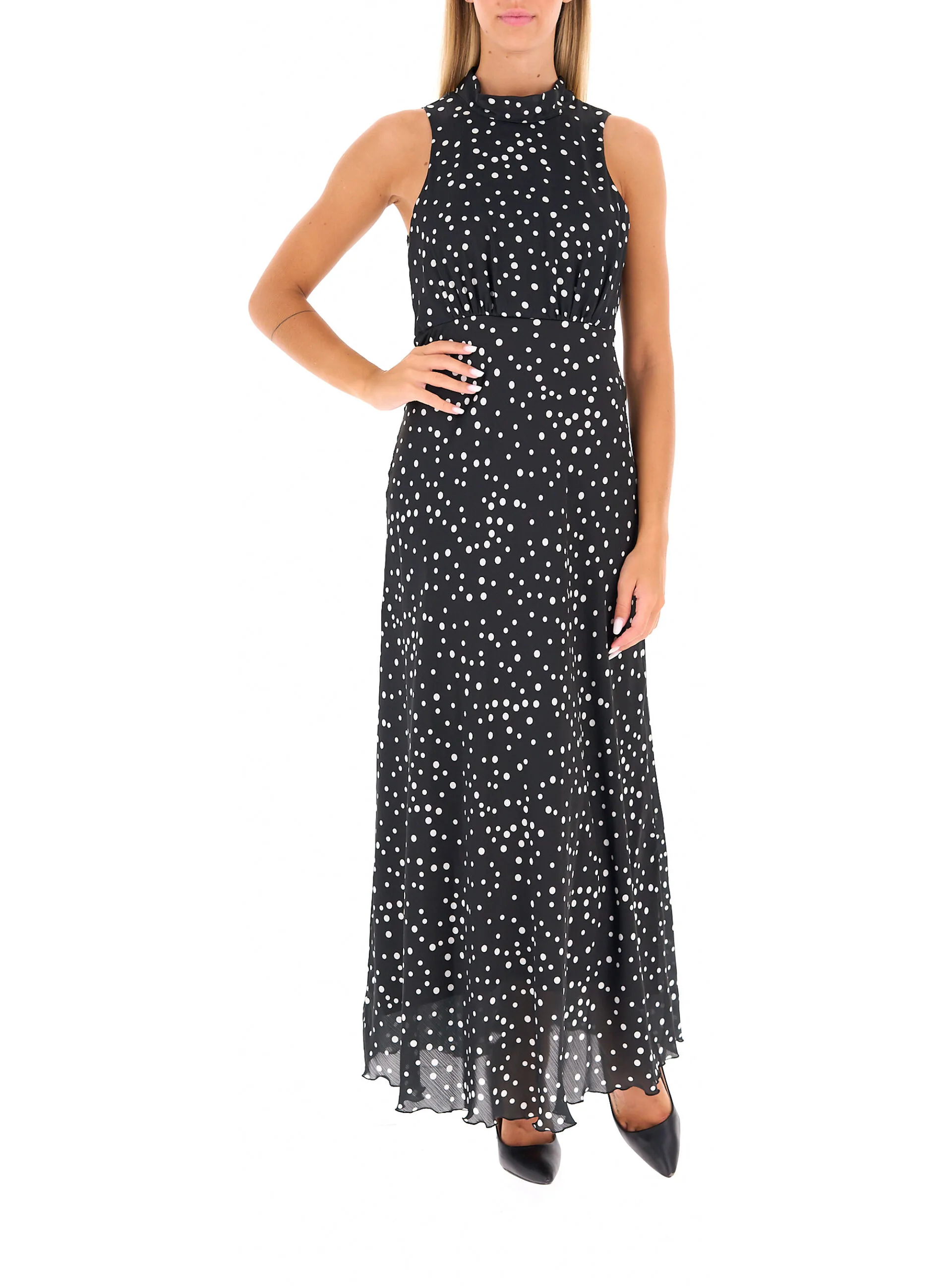 Abito smanicato NERO S - Rinascimento - FashionsVida