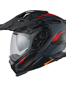 Casco Moto Adventure X.WED3 KEYO Grigio Rosso Opaco taglia L - Nexx - FashionsVida