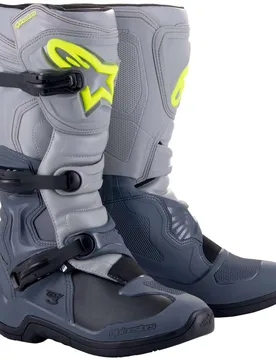 Stivali Moto Cross Enduro TECH 3 Nero Grigio Gri taglia 12 - Alpinestars - FashionsVida