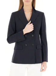 Blazer lana vergine BLU SCURO 44