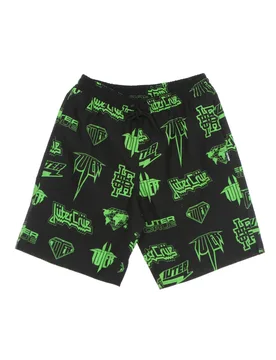 Costume Bermuda Uomo Horns Allover Boardshort Black - IUTER - FashionsVida