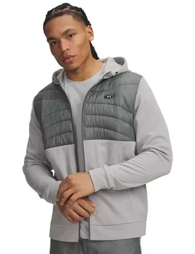 Sweat-shirt à Zip Armour Fleece Insulated Utility White / Gray 2XL - Under armour - FashionsVida
