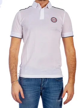 Polo Piping Sulla Spalla A19115 01 B.CO - Sun68 - FashionsVida