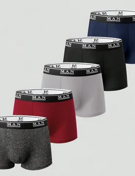 Paquete de Calzoncillos tipo bóxer elásticos y cómodos para hombre L - Shein - FashionsVida